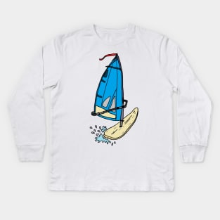 Windsurfing Kids Long Sleeve T-Shirt